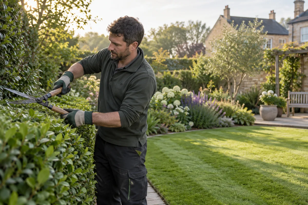 Gardening & Landscaping illustrative industry scene